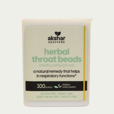 herbal throat beads